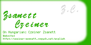 zsanett czeiner business card